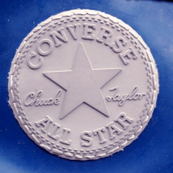 💕💕RARE! Rubberized Hi-Top Chucks - "CHEEKS" - Picture 4 of 6